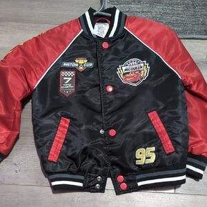 Kids Black and Red Racing Jacket